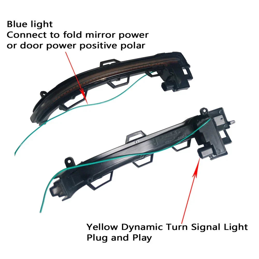LED Side Mirror Turn Signal Light for BMW X3 X4 X5 (2011-2017)