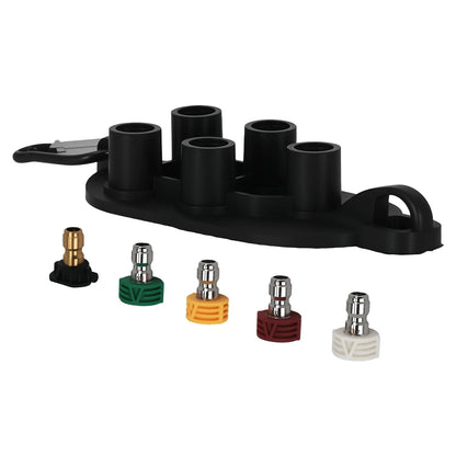 Pressure Washer Tips - 5Pcs 1/4" Brass 4000PSI 0° 15° 25° 40°