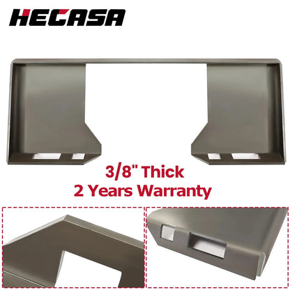 Quick Tach Attachment Mount Plate for Bobcat Skid Steer HD