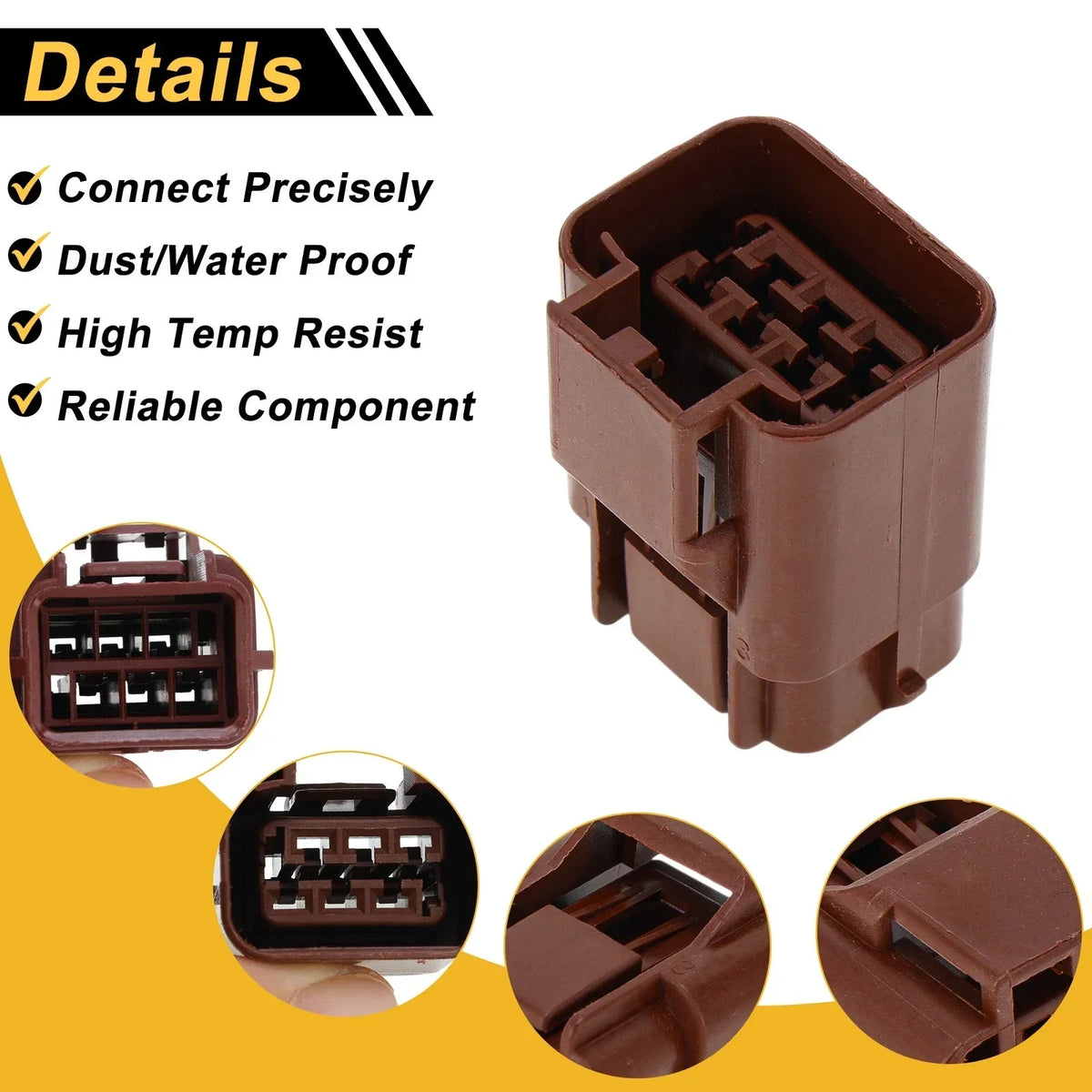 Power Window Motor Connector for Chrysler Taillight 2001-2007