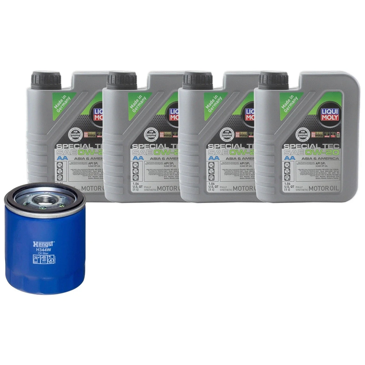 4L Engine Oil Kit Liqui Moly Special Tec AA 0W-20 for Encore Trax 2013-2023