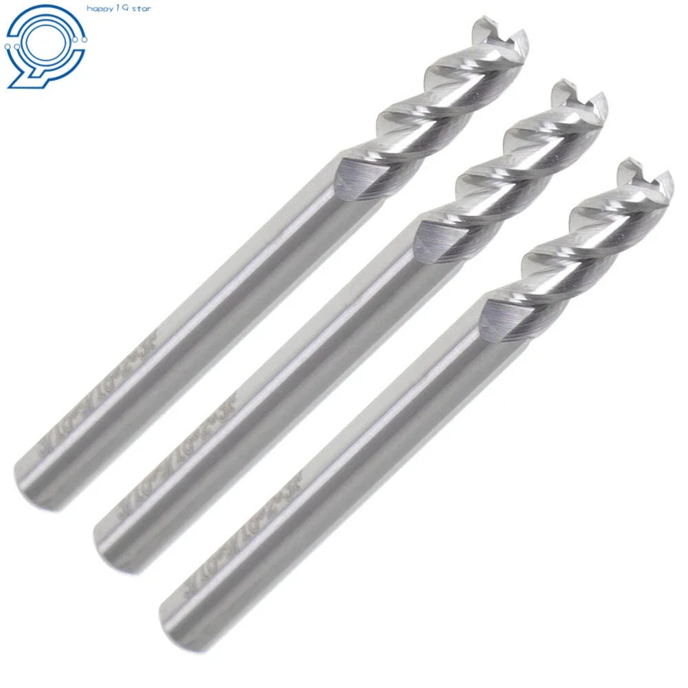 3Pc Carbide End Mill Set for Alu-Power (Regular Length)