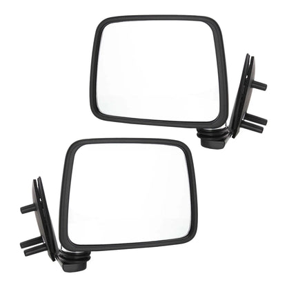 Chrome Manual Side View Mirrors Pair for Nissan Pathfinder D21 (1986–1995)