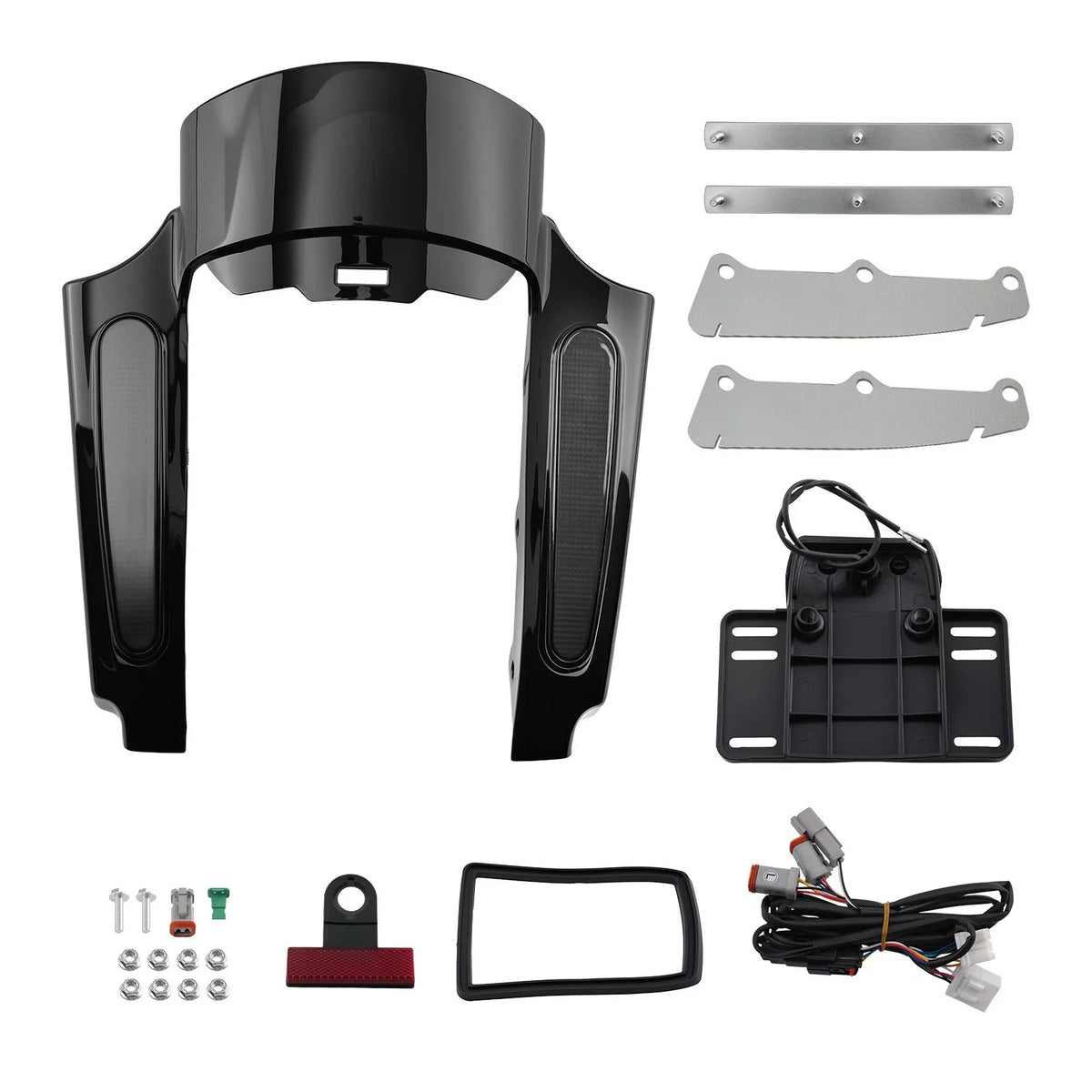 ABS Rear Mud Flaps for Harley Road King 2009-2013