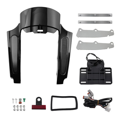 ABS Rear Mud Flaps for Harley Road King 2009-2013