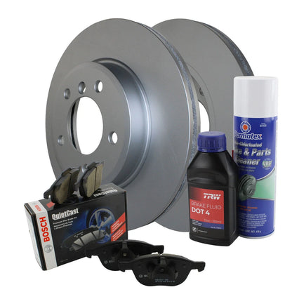 Front Brake Pads and 300mm Disc Rotors Kit for BMW E36 E46 E85 E86