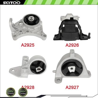 4-Piece Engine Motor Mount Set for Chrysler Voyager 3.3L (2001-2003)