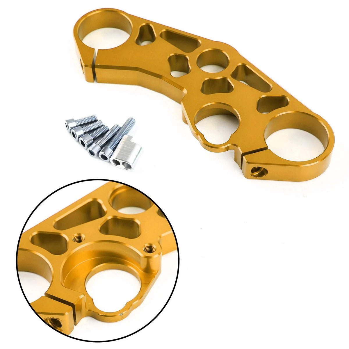 Lowering Triple Tree Front Upper Top Clamp for Suzuki GSXR 600 750 1000