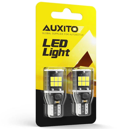 T15 921 912 LED Reverse Light Bulbs W16W (6000K) - AUXITO