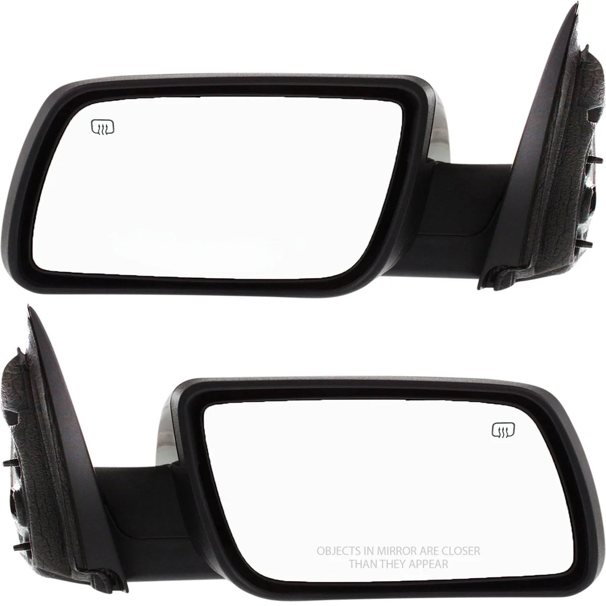 Set of 2 Power Heated Mirrors for Ford Flex (2009–2012) Paintable