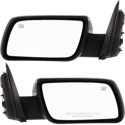Set of 2 Power Heated Mirrors for Ford Flex (2009–2012) Paintable