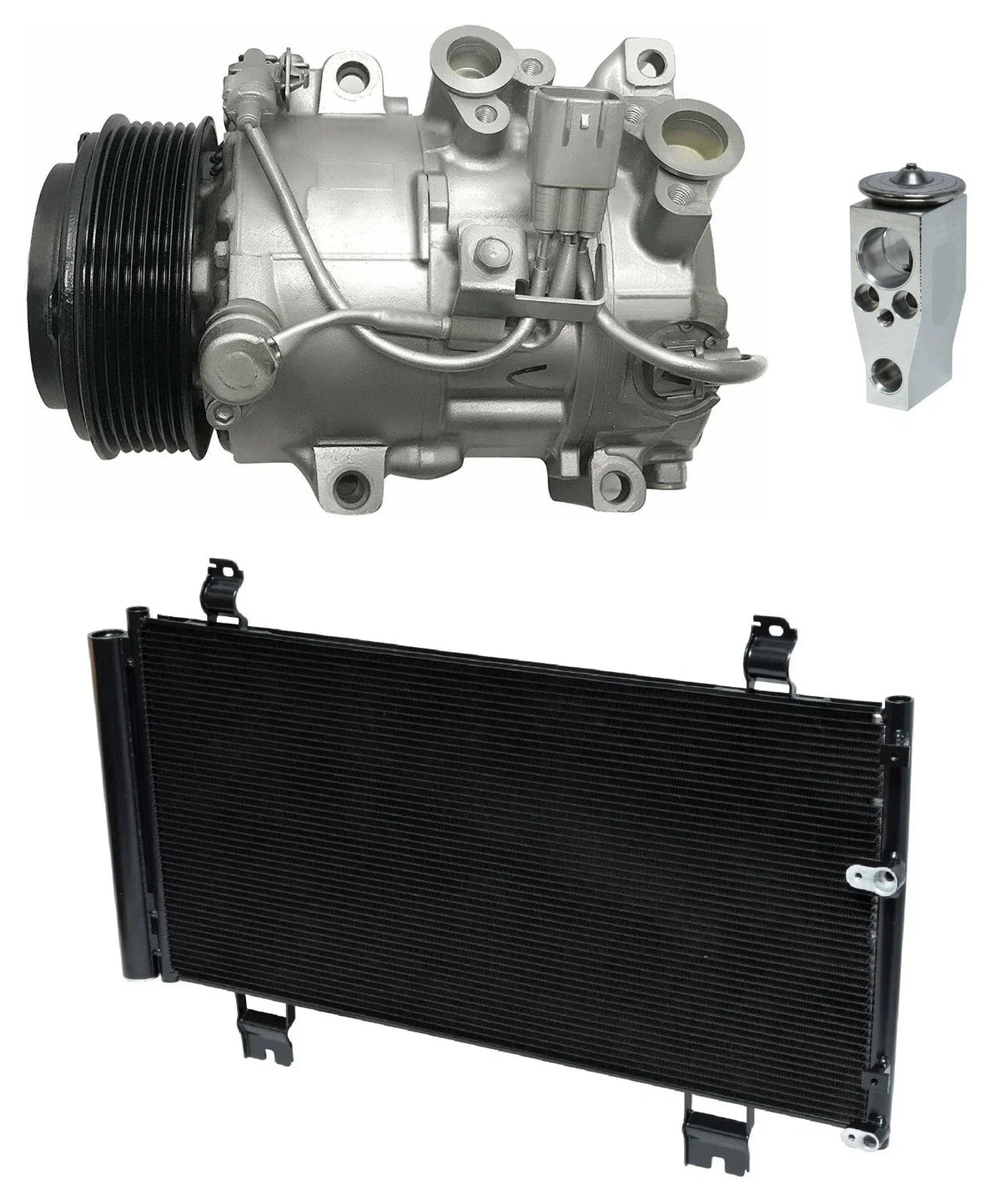 A/C Compressor Kit w Condenser for Lexus IS350 3.5L (2013–2015)