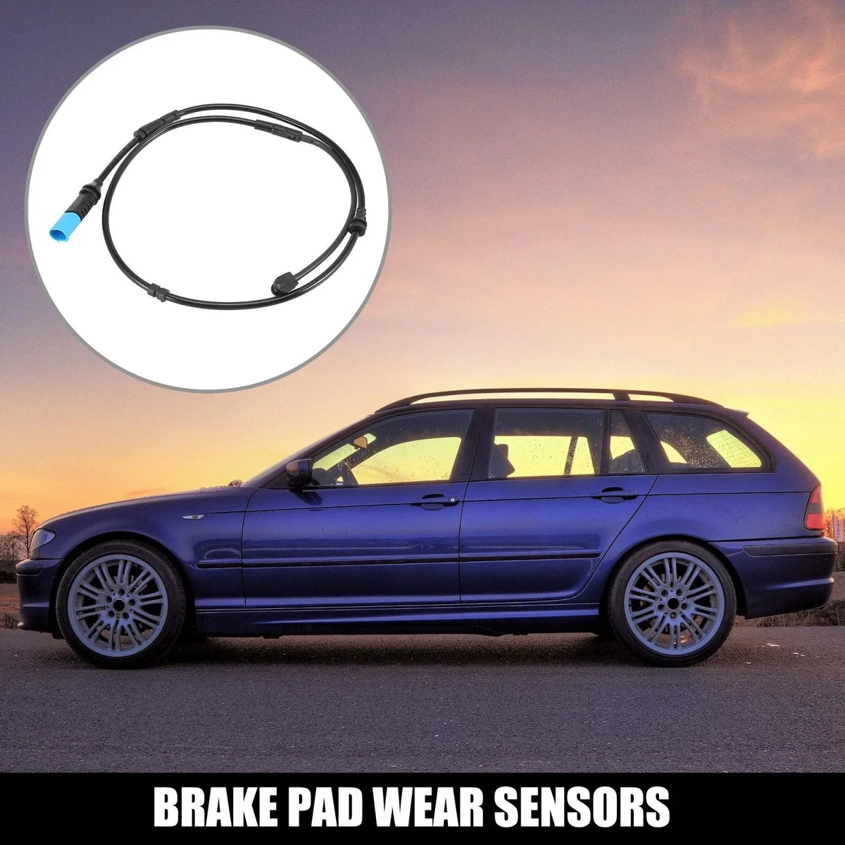2-Pin Front Brake Pad Wear Sensor for BMW X3 X4 2018-2021