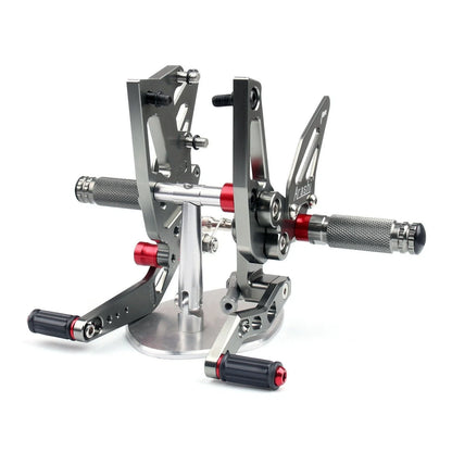 Rearsets Footpeg CNC Adjustable Gray for Triumph Speed Triple 1050 (2011-2015)