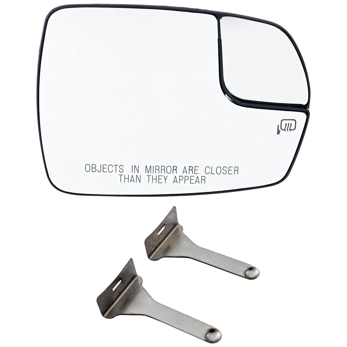 Right Side Heated Mirror Glass for Ford Edge 2015 to 2018