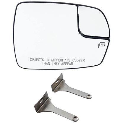 Right Side Heated Mirror Glass for Ford Edge 2015 to 2018
