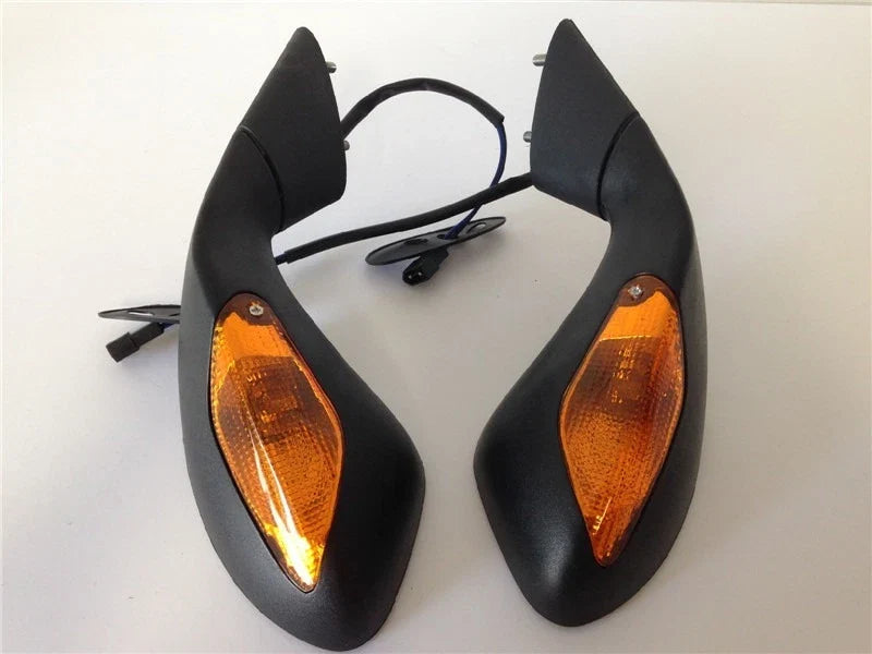 Turn Signal Mirrors - Black Color for 2004-2008 RSV 1000
