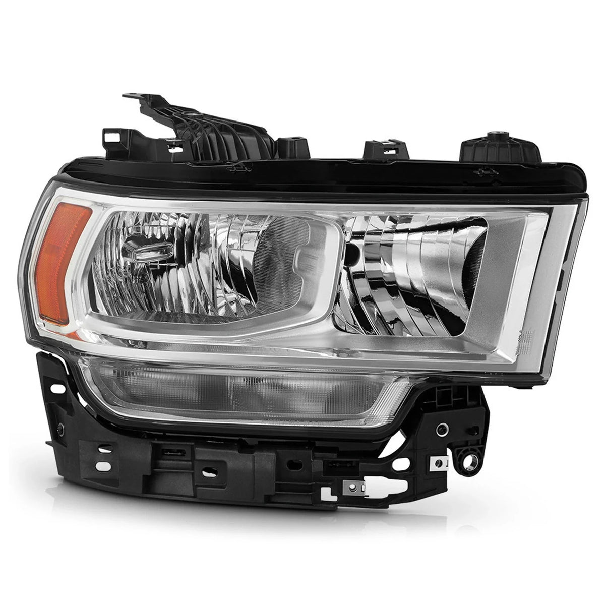 Halogen Chrome Headlight Assembly for Ram 2500 3500 (2019–2024)