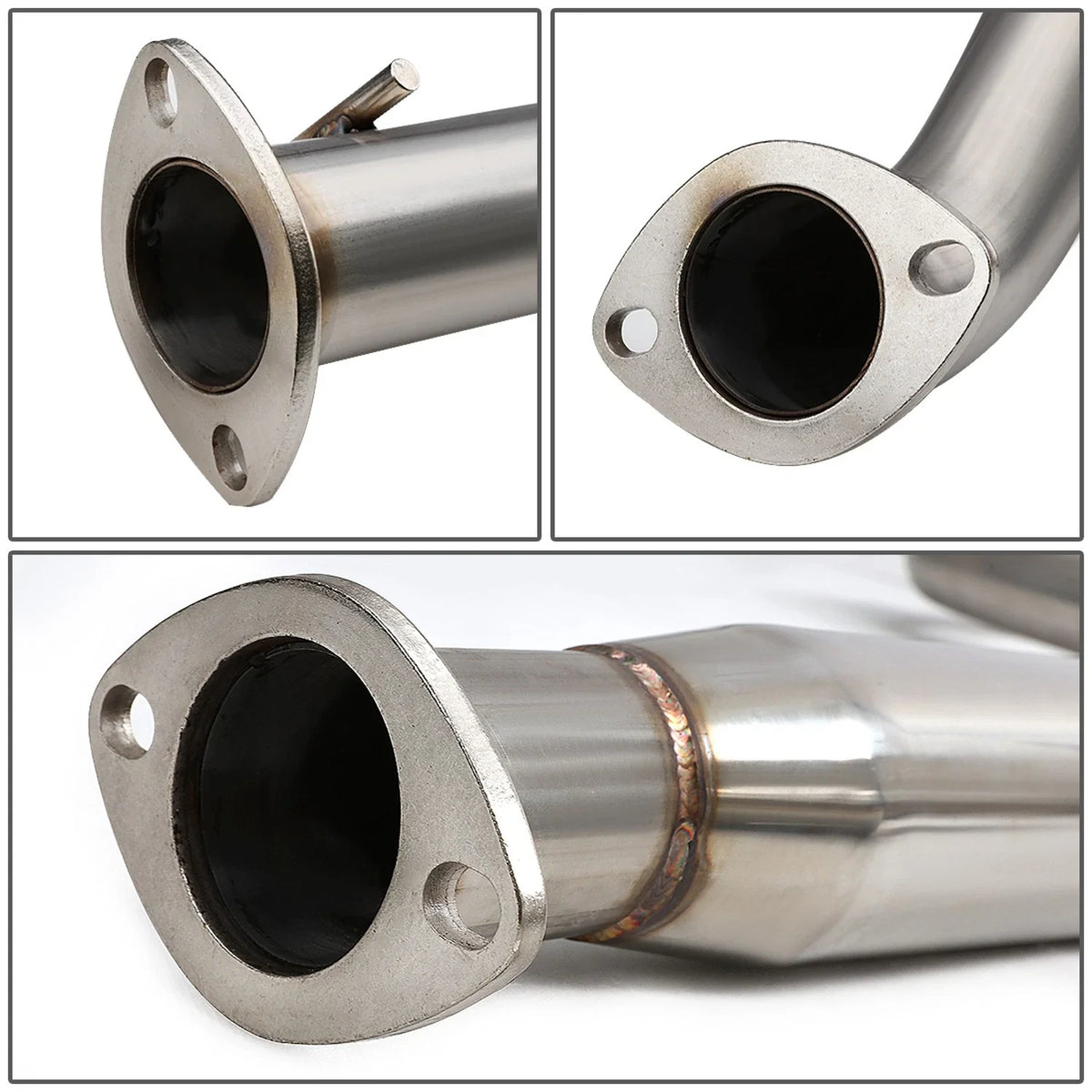 4" Oval Muffler Catback Exhaust for 2005-2010 Chevy Cobalt