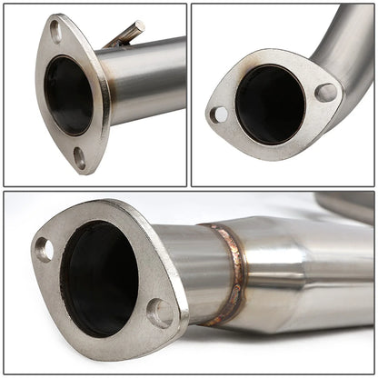 4" Oval Muffler Catback Exhaust for 2005-2010 Chevy Cobalt