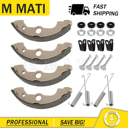 Brake Shoes Kit for Honda Foreman TRX400/TRX450 (2000-2006) w/Springs & Pins