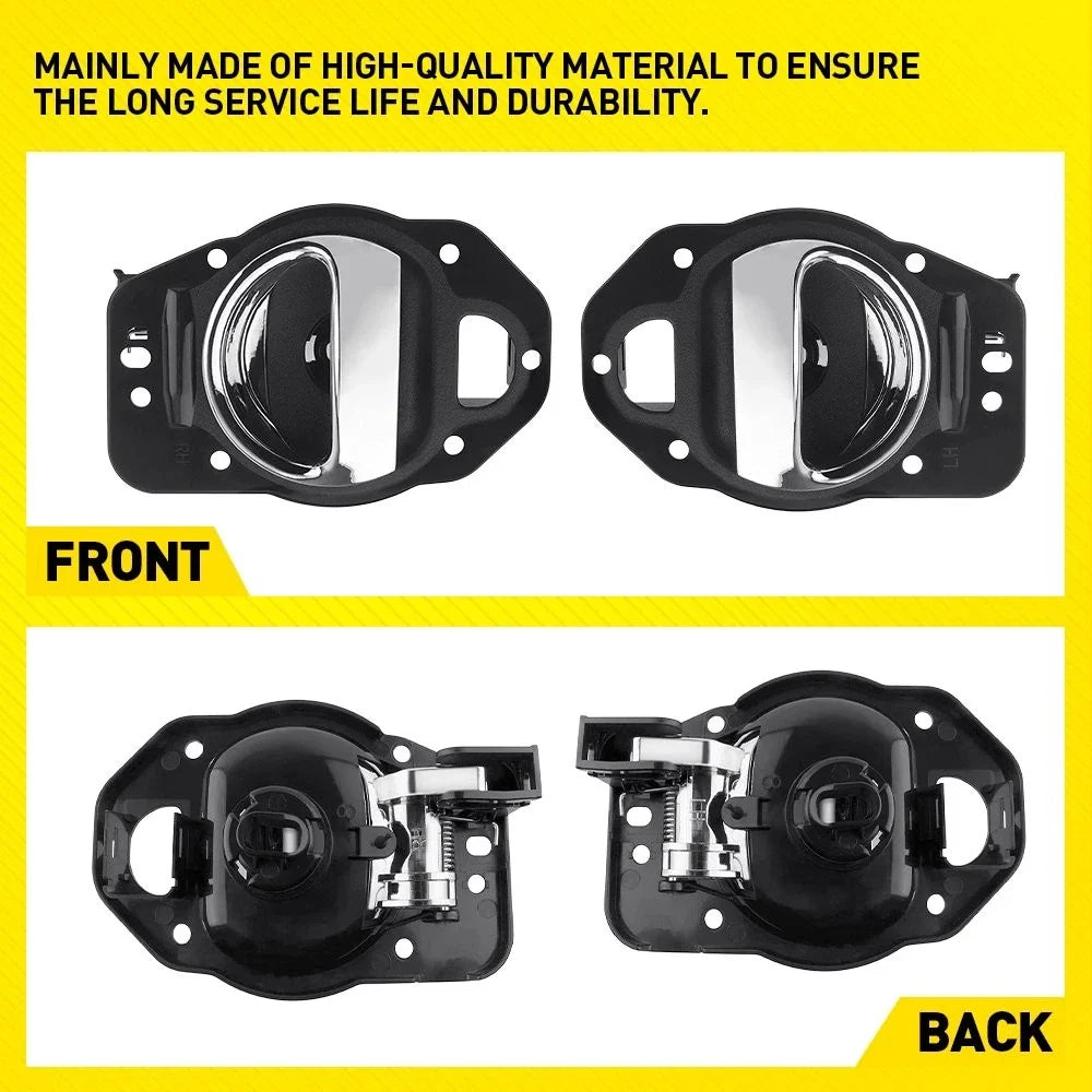 Set of 2 Door Handles for Chevy HHR 2006-2011 - Left & Right Black