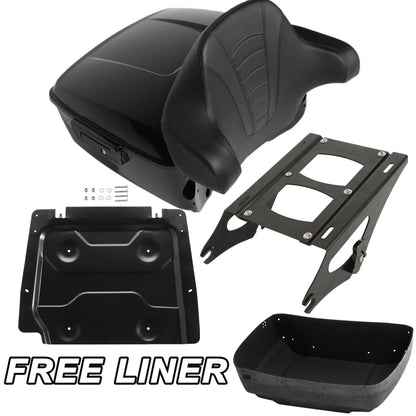 Trunk Pad Mount Rack Plate for Touring Harley Electra Glide 2014-2026
