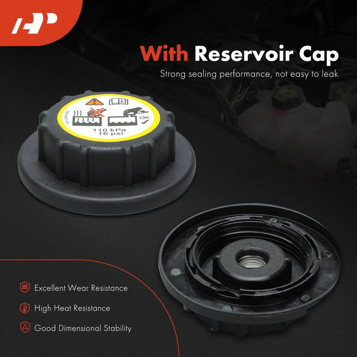 Reservoir Tank with Cap for Coolant - Nissan Armada 2005 to 2015