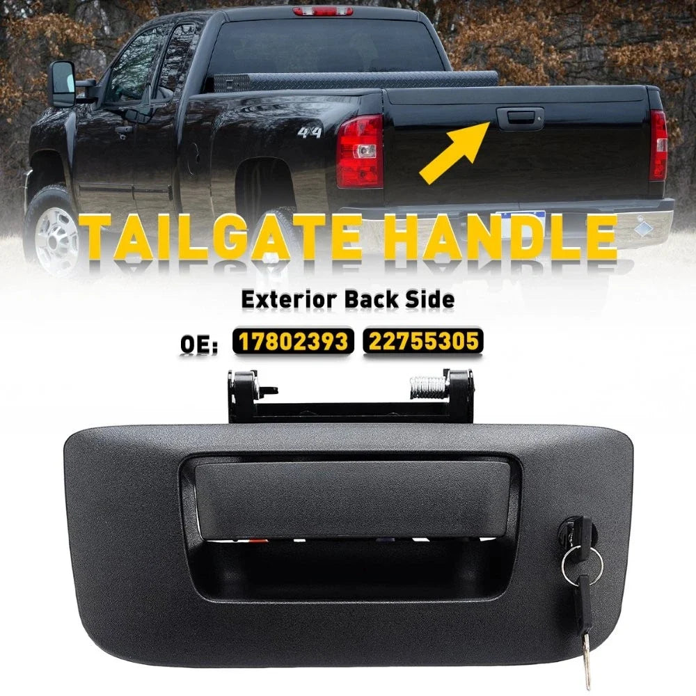 Tailgate Handle Bezel Lock Kit for Chevrolet Silverado GMC Sierra (2008–2014)