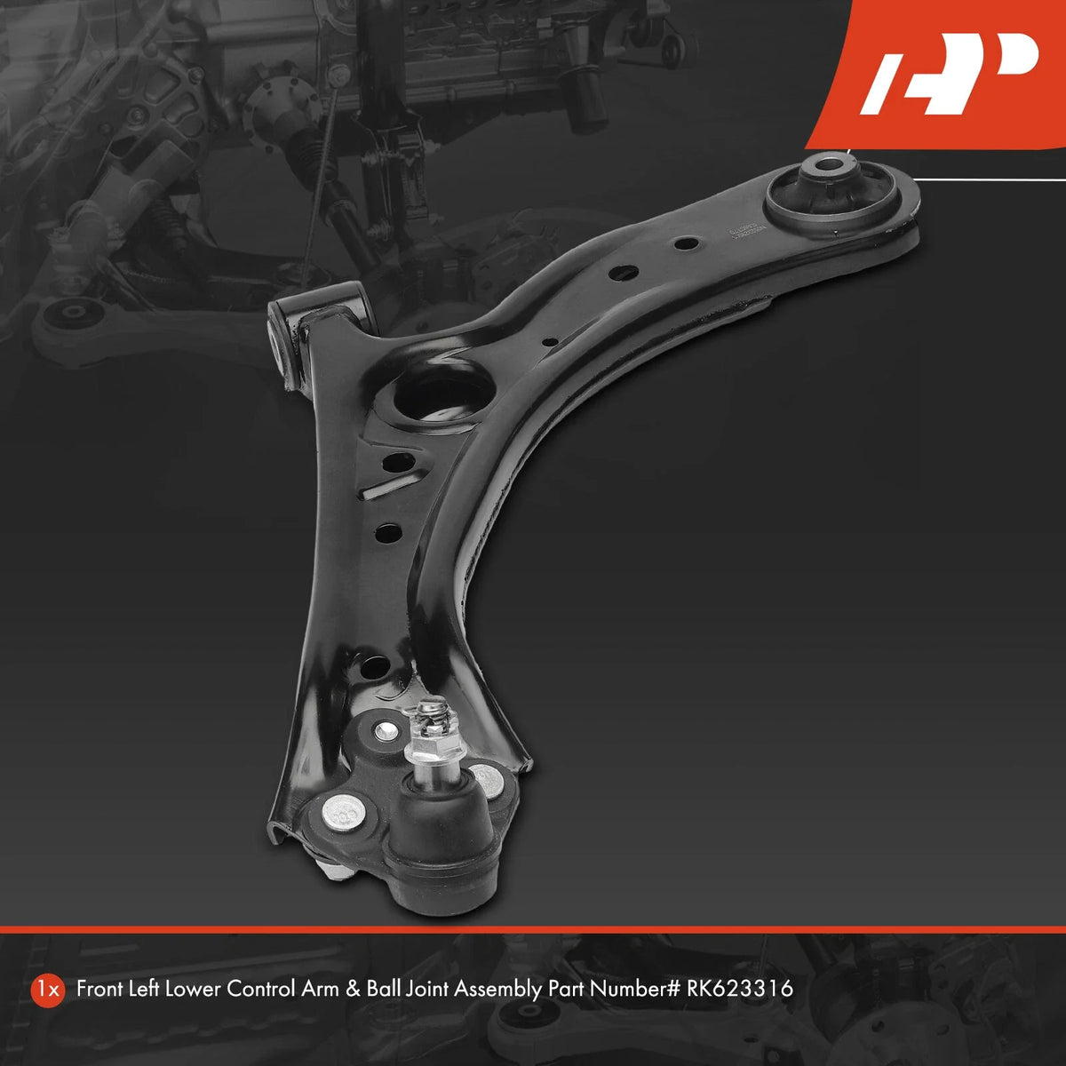 Front Left Control Arm Assembly with Ball Joint for Honda HR-V 2016-2022