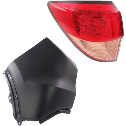 Tail Light Driver Left Outer for Honda HR-V (2016–2018)