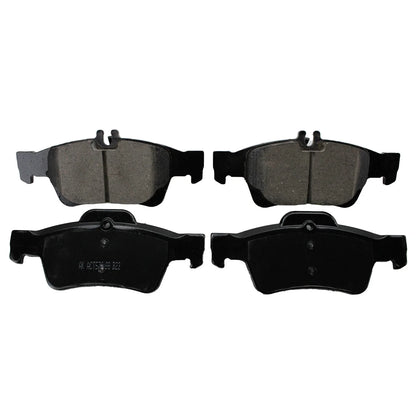 Set of 4 Rear Disc Brake Pads for Mercedes CL500 CL550 CL600 CLS500 E350 (2000–2010)