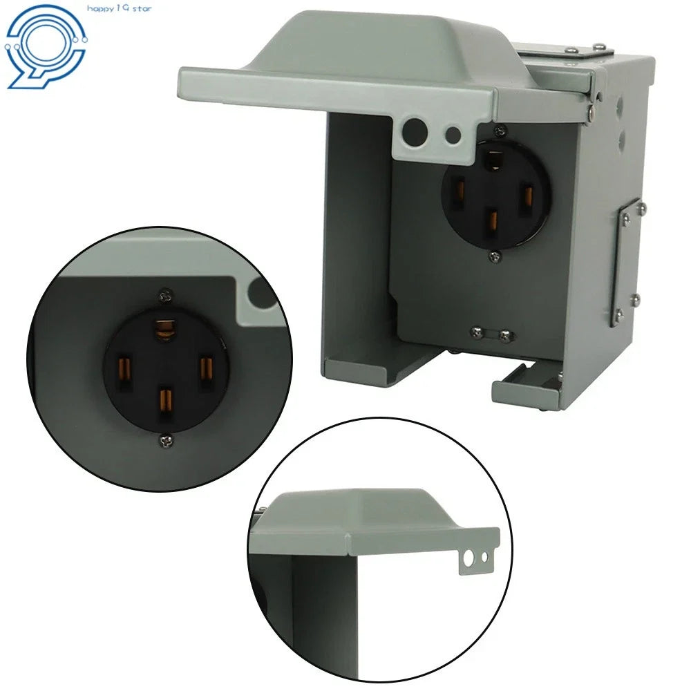 50 Amp Nema 14-50 RV Power Outlet Box for RVs