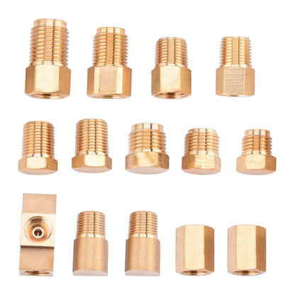 Front Line Lock Brake Line Copper Fittings Install Kit 2010-2020