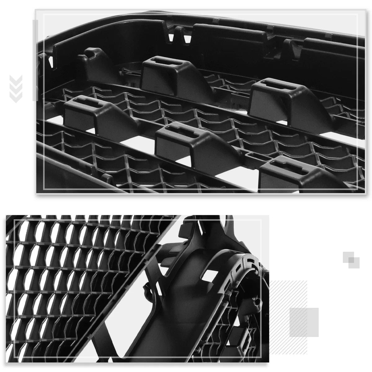 Diamond Mesh Hood Grille Frame for Benz CLS550 (2012-2015)