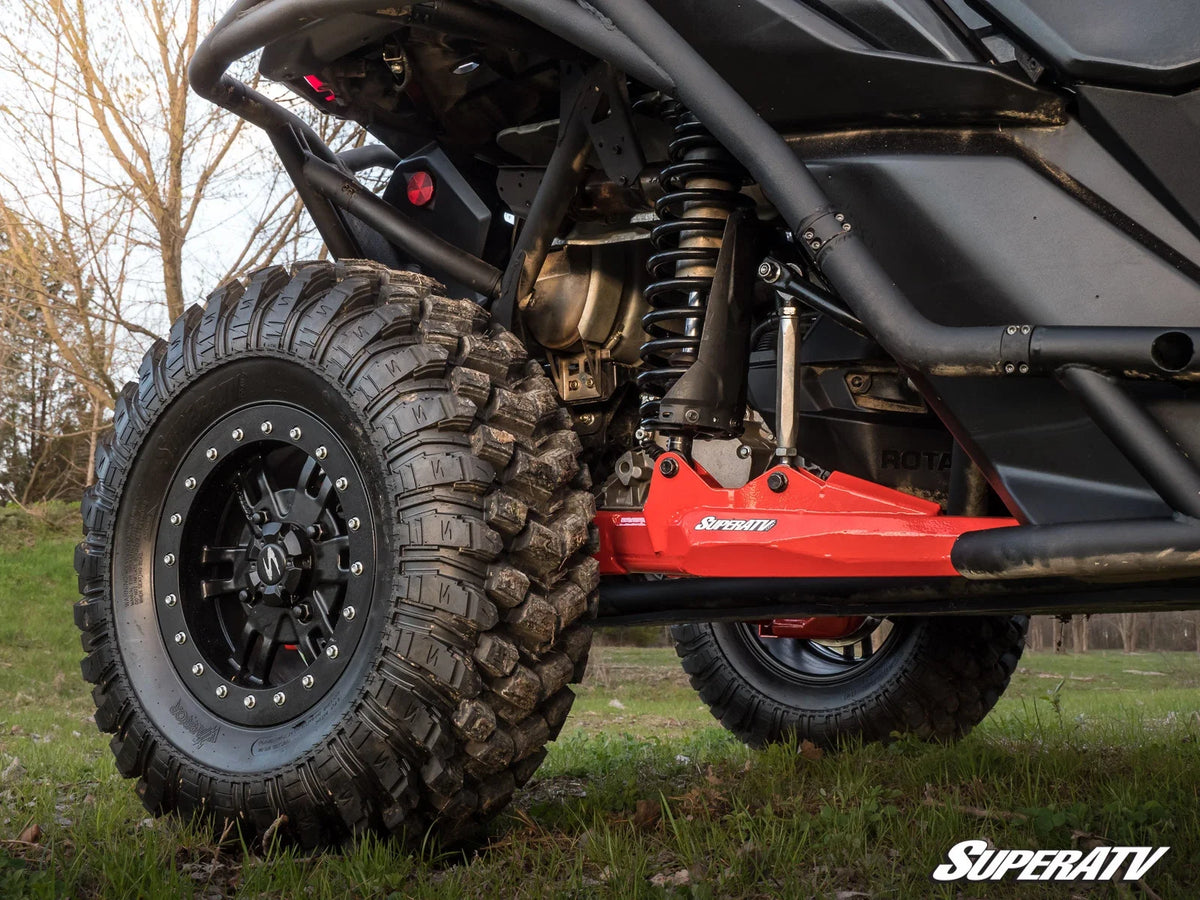 Rear Trailing Arms - Red for Can-Am X3 Maverick (64")
