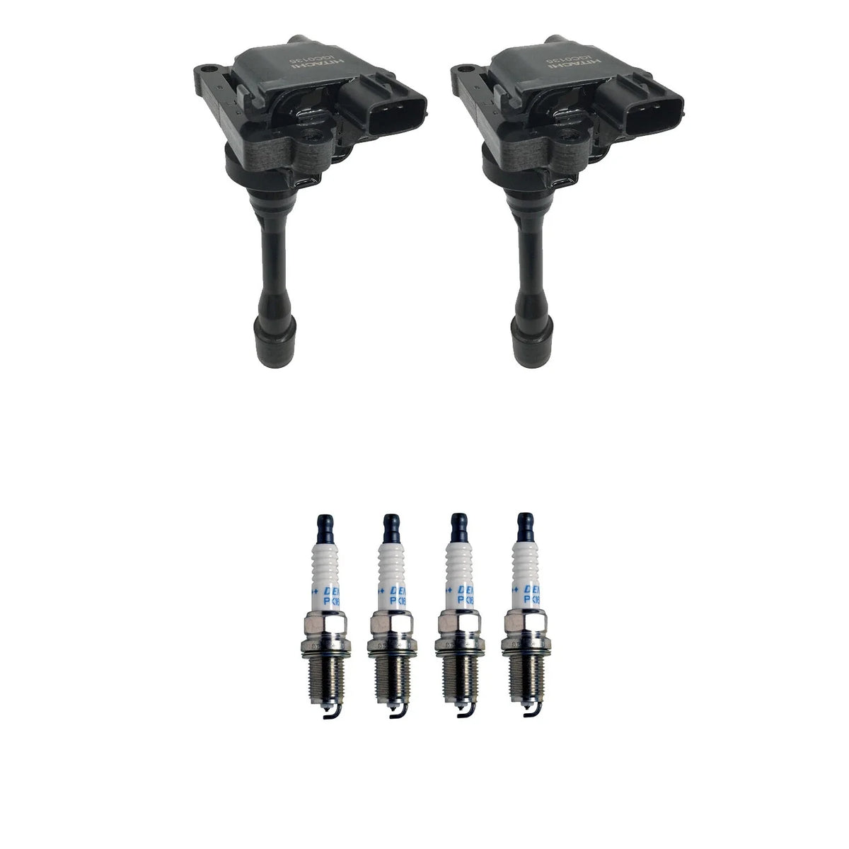 Set of 2 Ignition Coils & 4 Denso Platinum Spark Plugs for Eclipse Lancer