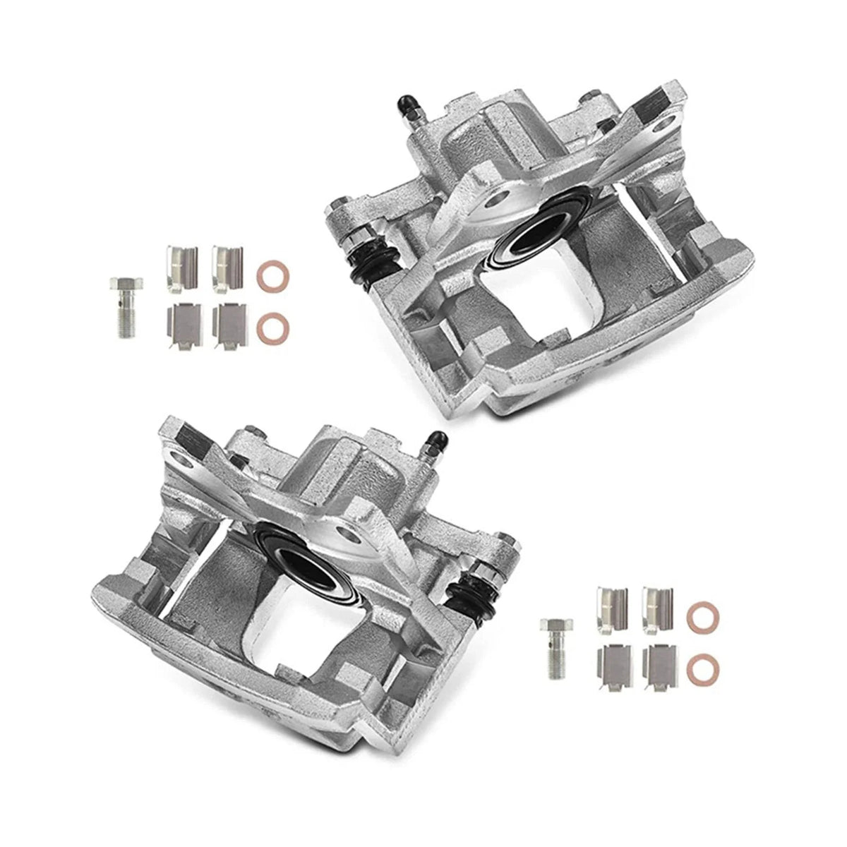 2X Front Brake Calipers with Bracket for Dodge Durango Jeep Grand Cherokee (2011–2018)