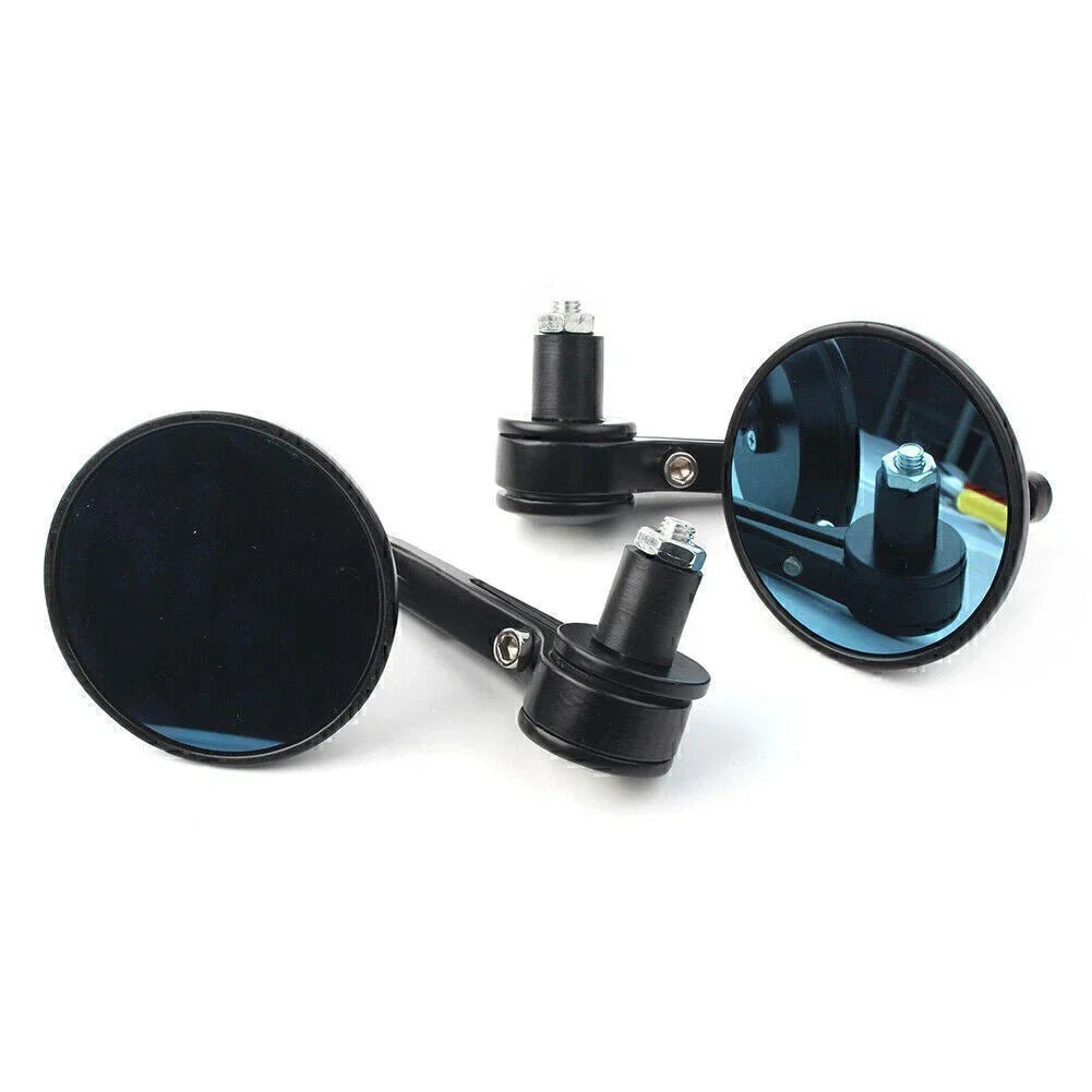 7/8" Handlebar End Mirrors for Bobber, Dirt Bike, Cafe Motorcycle