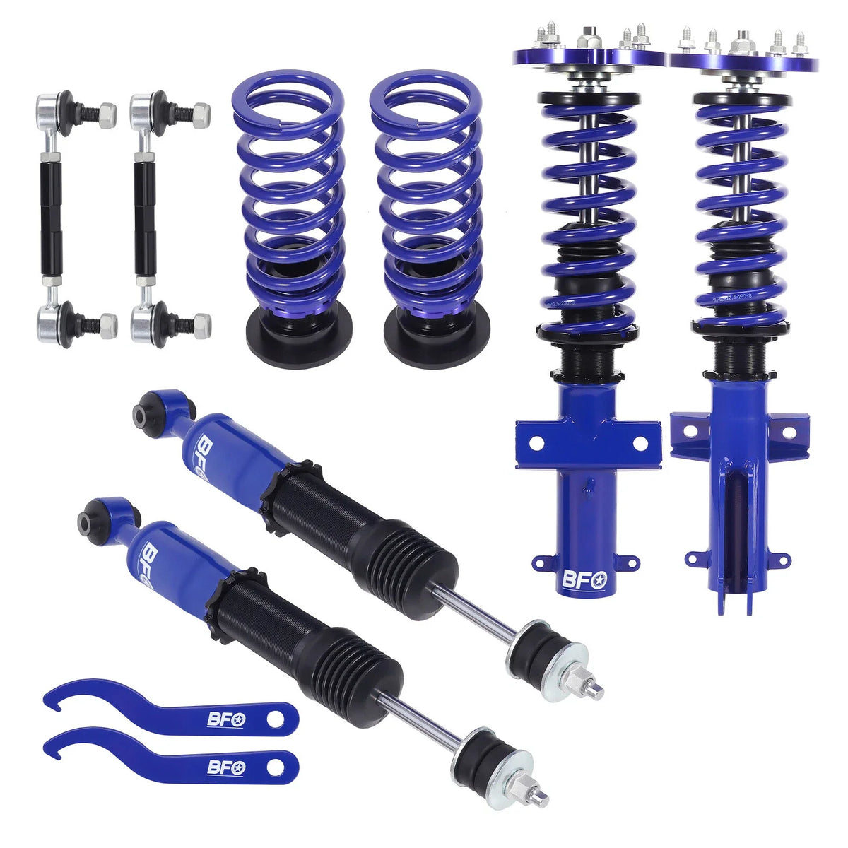 Adjustable Coilover Strut Absorber Kit for 2005–2014 Ford Mustang