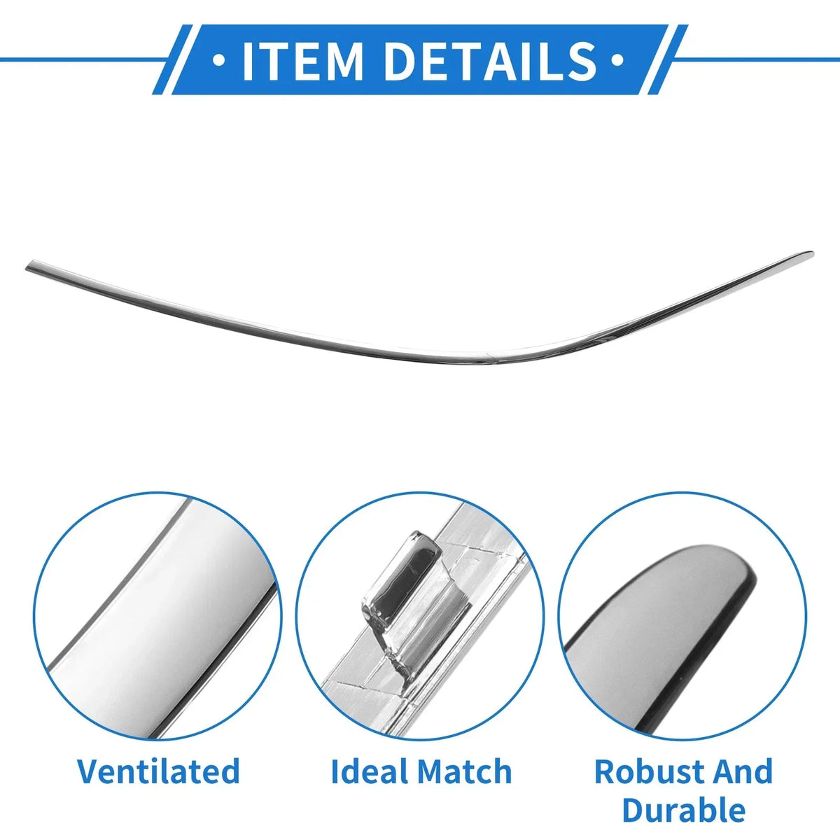Left Front Bumper Grille Trim for Mercedes-Benz W221 2010-2013