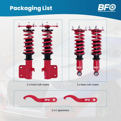 BFO Adjustable Coilovers for Subaru Legacy 2005-2009