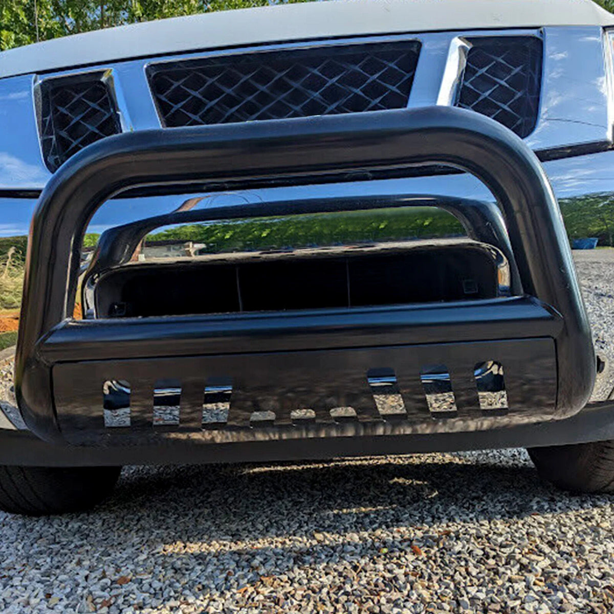 Grille Guard Push Bumper for Nissan Titan/Armada 2004-2015 Black Bull Bar