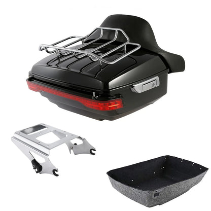 Trunk Backrest Light Rack for Luggage on Harley Street Glide 2009-2013