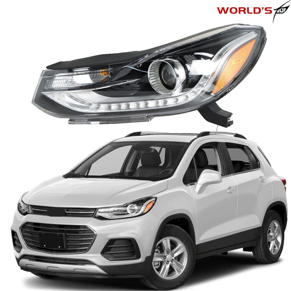 Headlight for Chevy Trax (2017–2019) Projector with LED DRL Driver Side