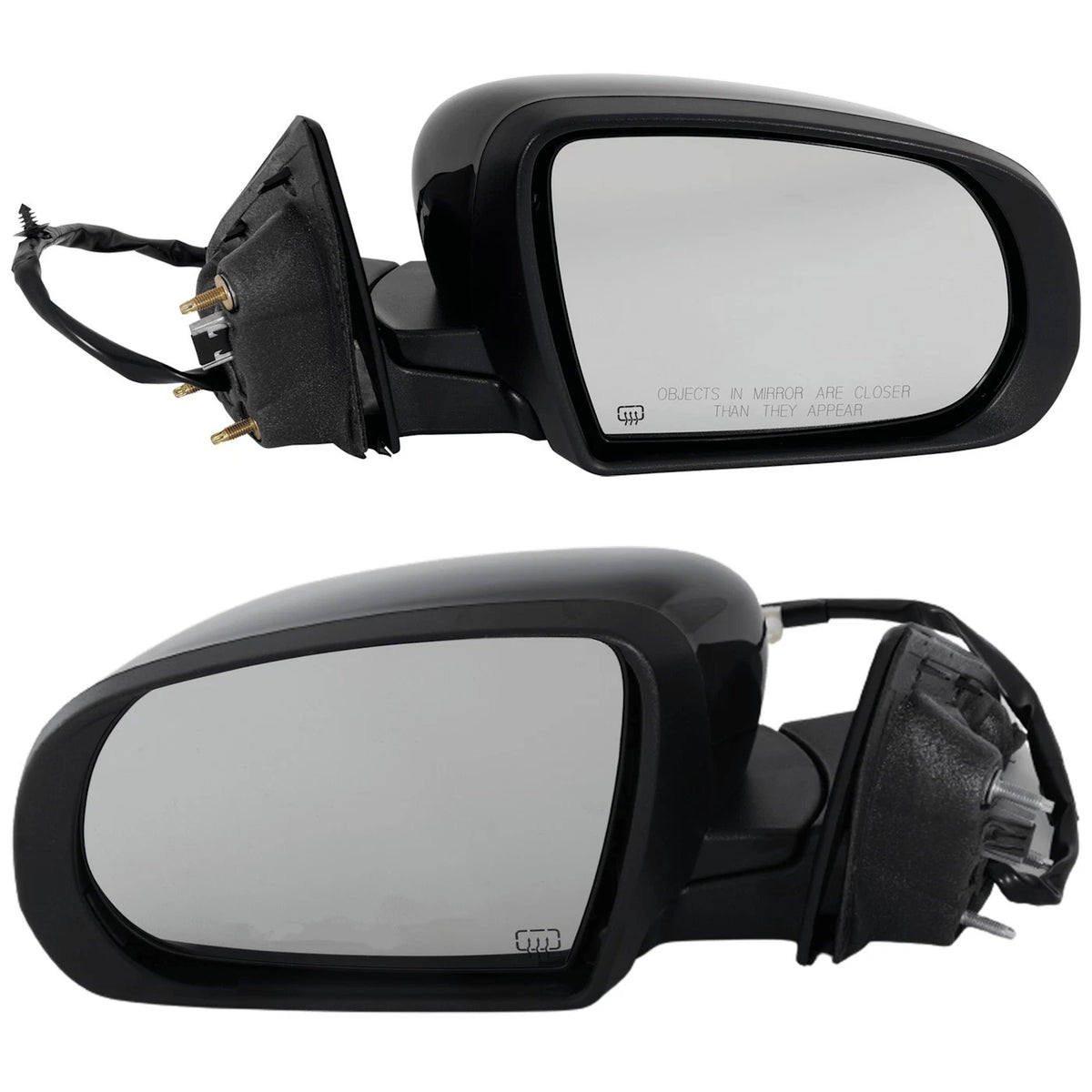 Set of 2 Heated Mirrors for Jeep Compass