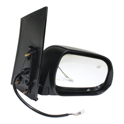 Heated Power Mirror - Right Side, Smooth Black for 2011-2012 Toyota Sienna