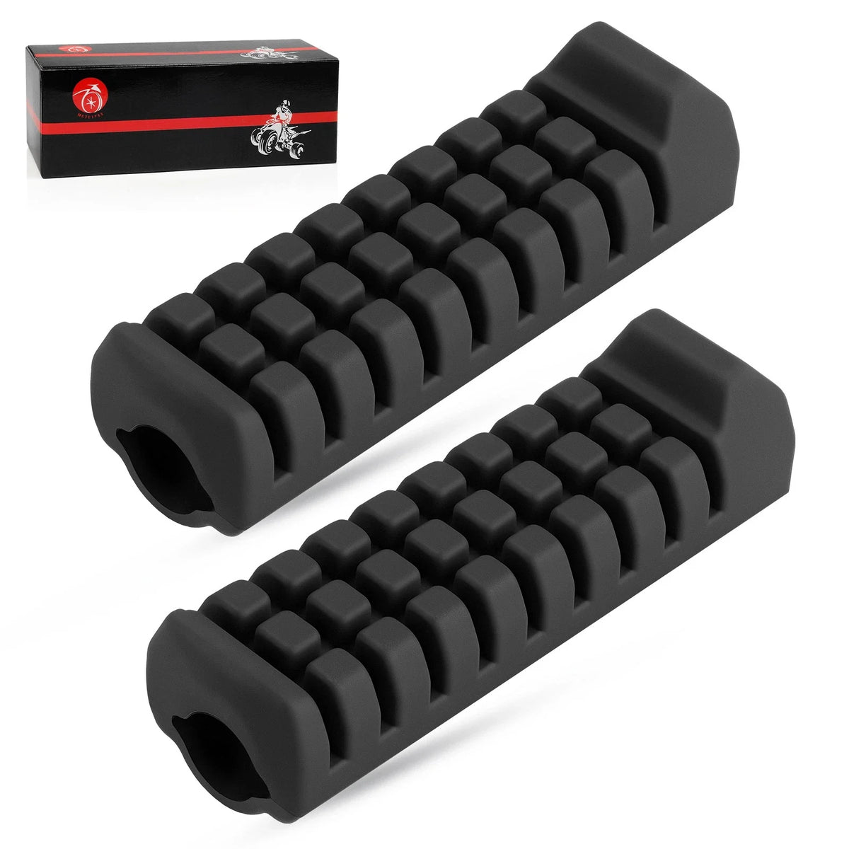 2X Rubber Foot Peg Rest for Suzuki LT80 LT80S QuadSport (1987-2006)