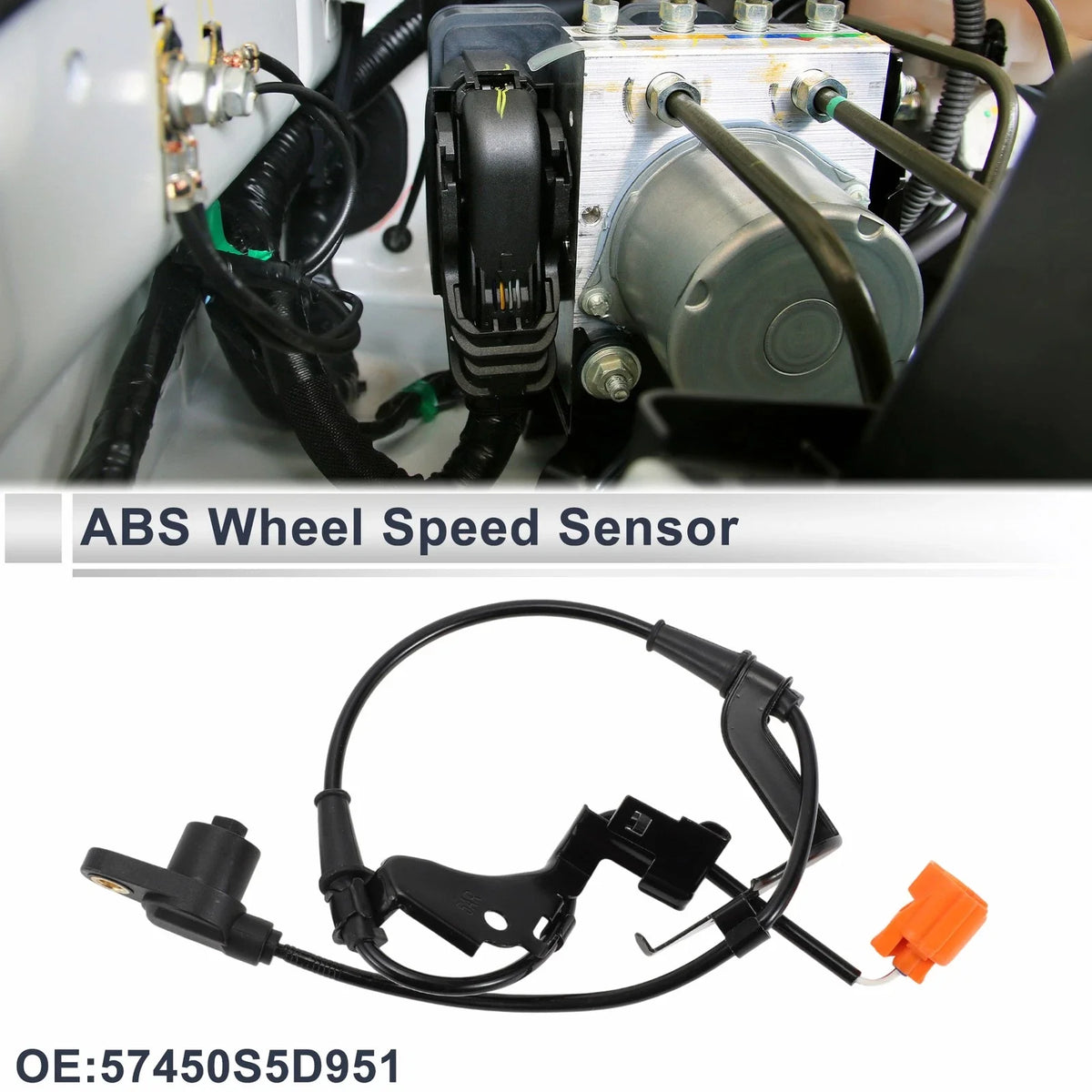 ABS Wheel Speed Sensor No. 57450S5D951 for Honda Civic L4 (2006–2011)