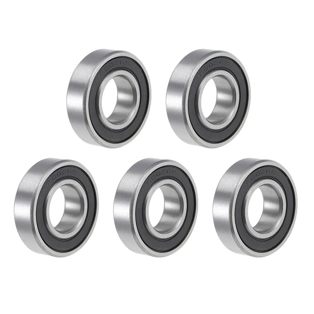 Set of 5 6002-2RS Ball Bearings for Various Models (15x32x9mm)